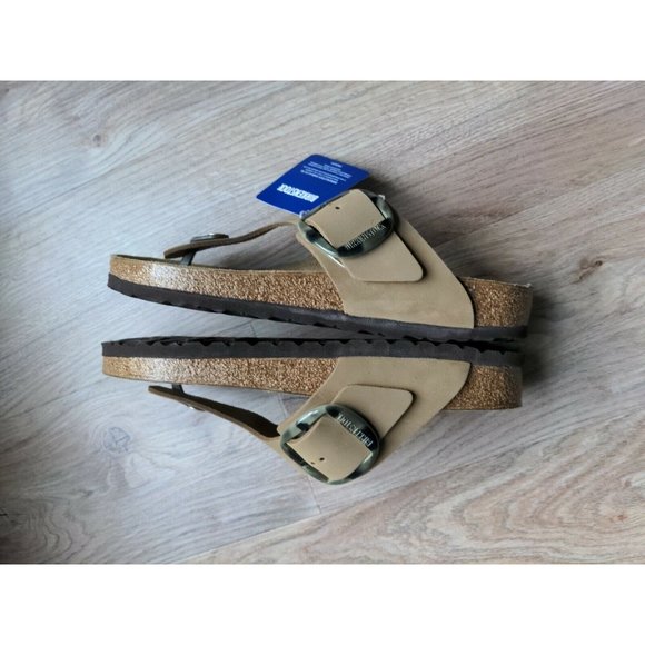 Birkenstock Gizeh Big Buckle Sandals EU 41 Women 10-10.5 Mud Torty Nubuck - Picture 10 of 12